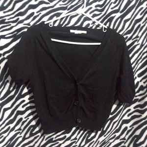 Women Button Shirt Sleeve Vest Crop Vest and Top